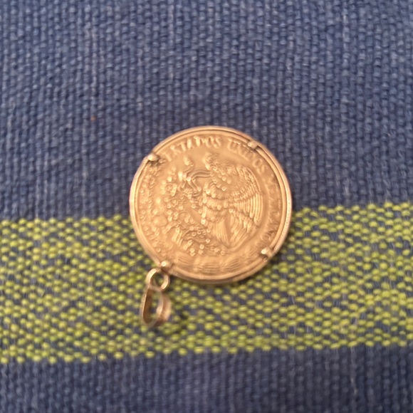 Silver Coin Pendant - Picture 2 of 2